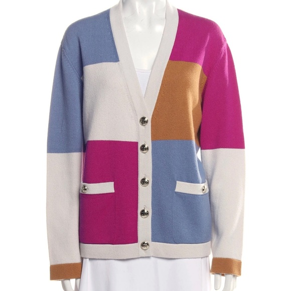 CHANEL 20K Cashmere Cardigan 46 / S-M NWT - Picture 11 of 14